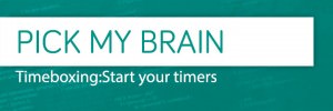 Timeboxing:Start your timers